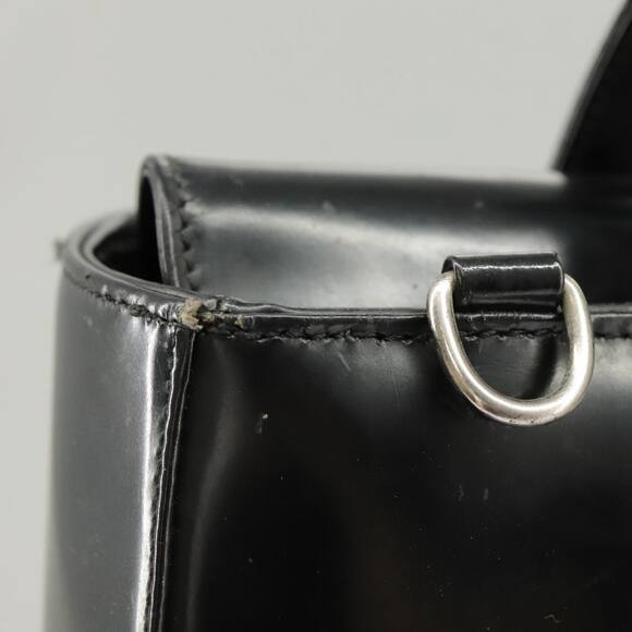 GUCCI Hand Bag Enamel Black Silver 000 2058 0504 5 - Picture 14 of 16